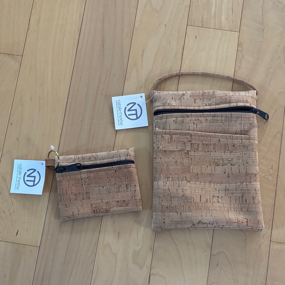 Cork Zipper Pouch Set - Picture 1 of 7